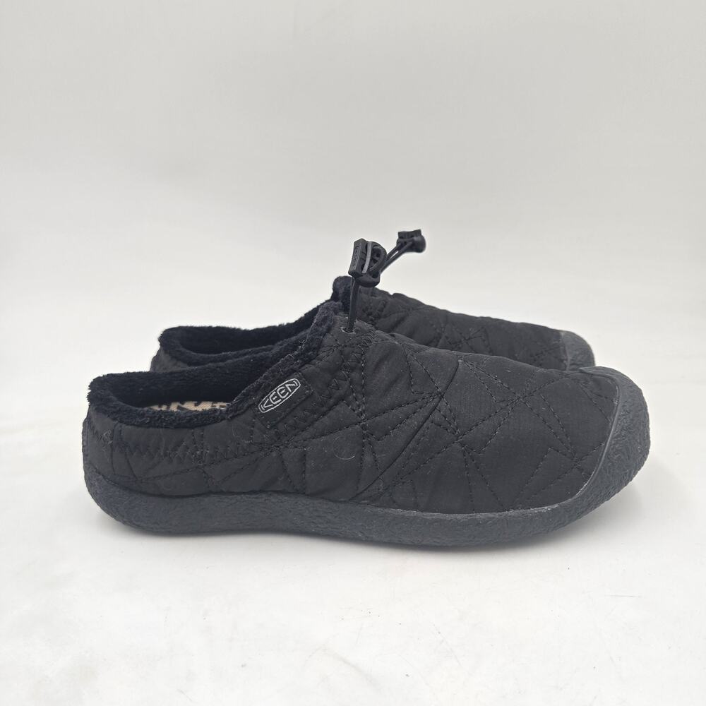 Keen Slippers Womans 8.5 Howser III Slip On Black Closed Toe Comfort Mules
